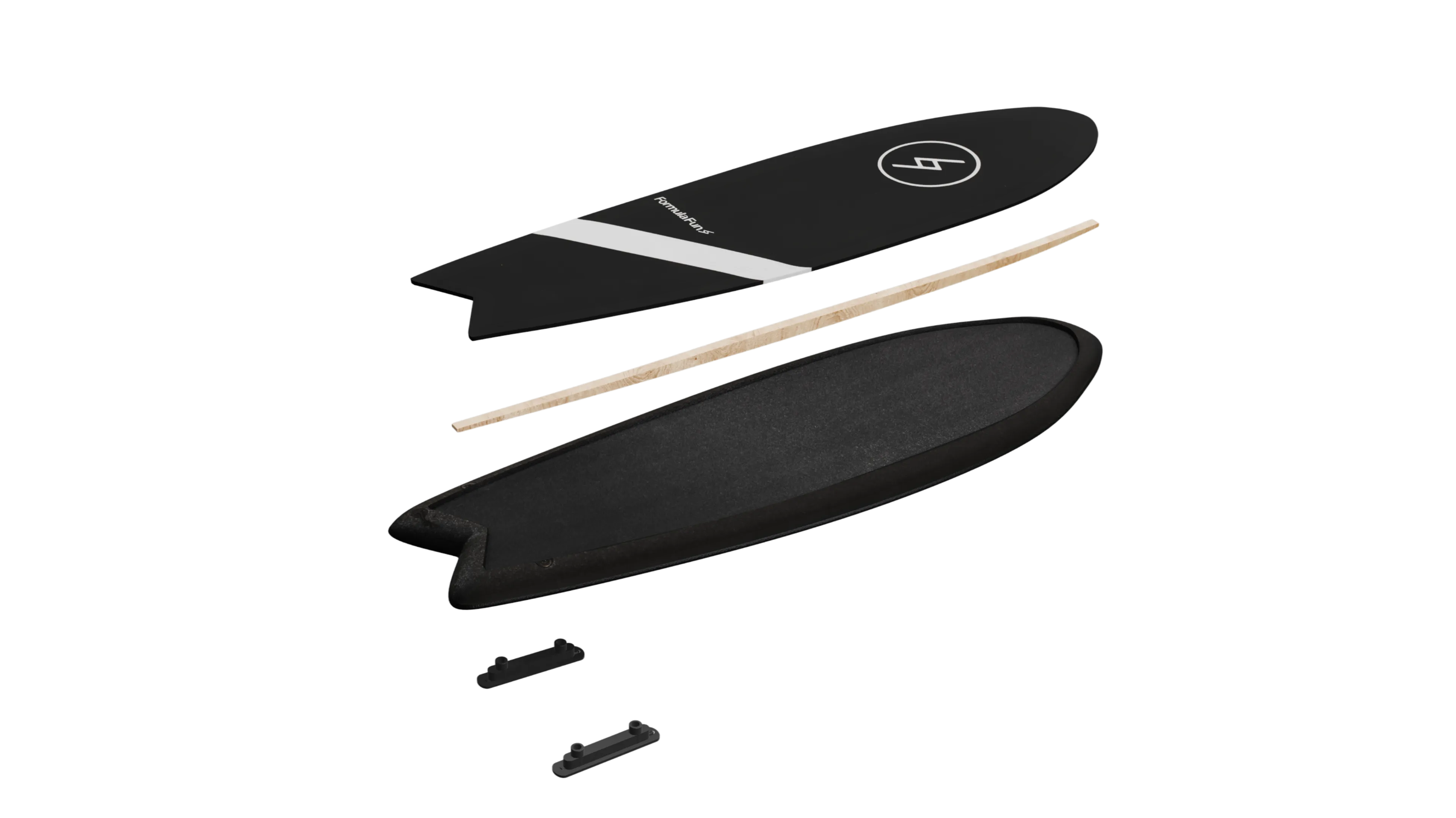Mellow Yellow Formula Fun foam surfboard