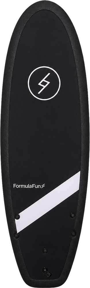 Black Formula Fun 4'10" Canyon foam surfboard