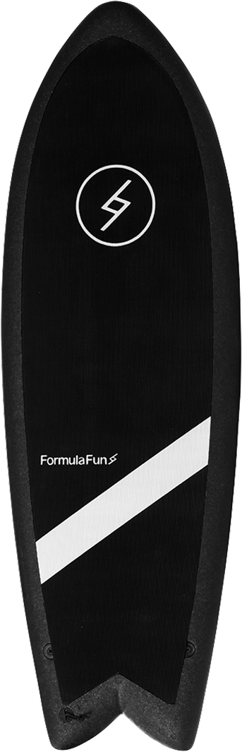 Black Magic Formula Fun 5'3" Twinnie foam surfboard